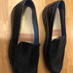 Martin Dingman Arlo Penny Genuine Crocodile Shoes